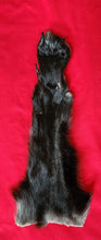 Load image into Gallery viewer, Black Wolf Front Legskin - HAS FOOT AND CLAWS - WLF1119
