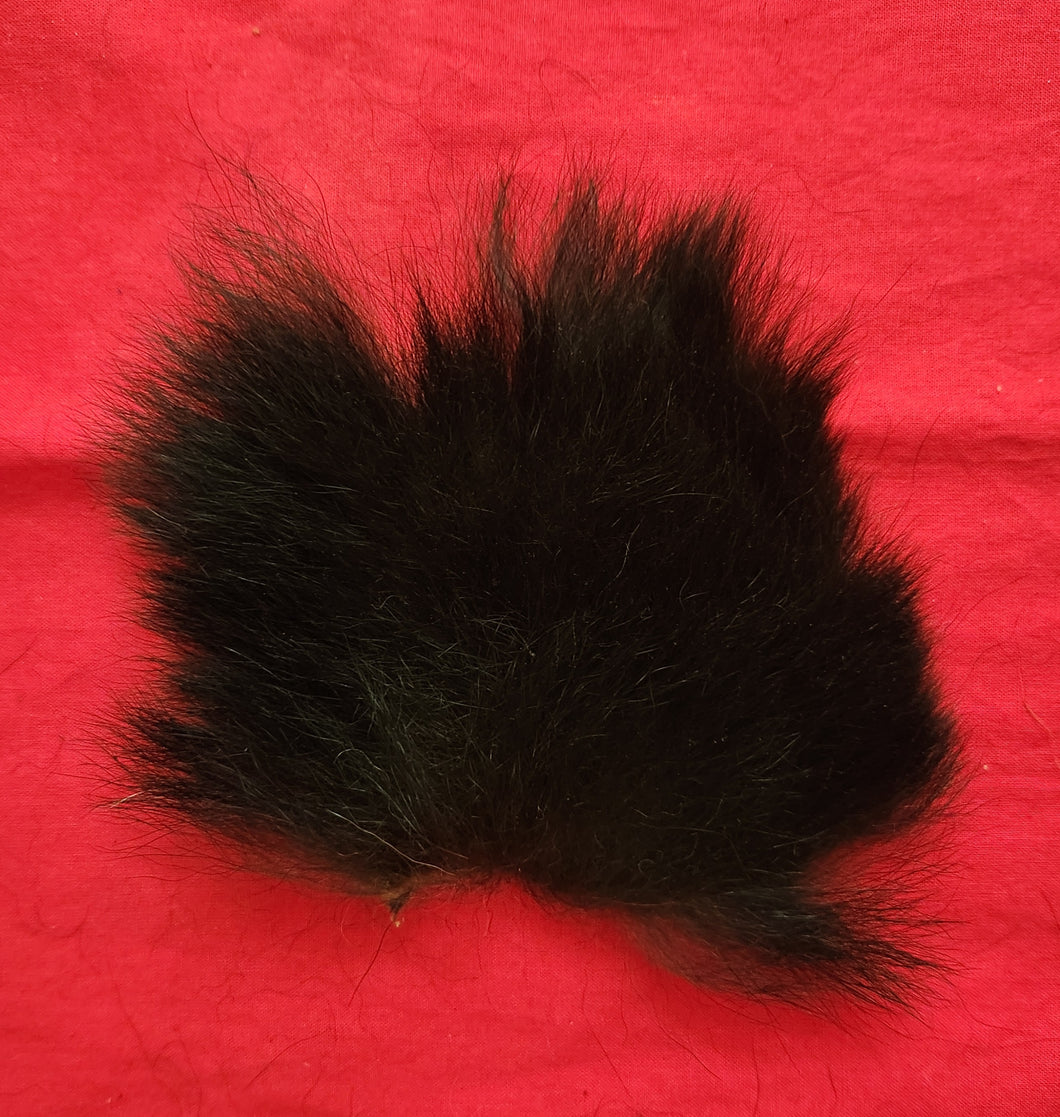 Black Bear Fur - Piece